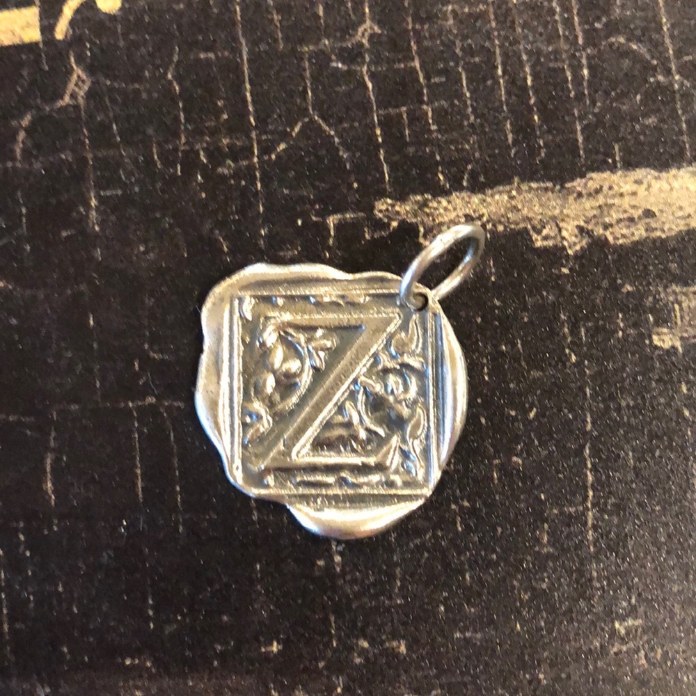 Letter “Z” Century Insignia Charm Waxing Poetic